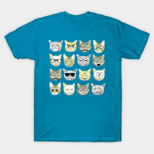 Funny cat faces T-Shirt